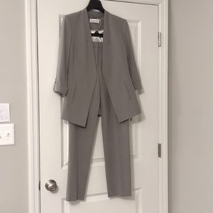 Light grey, Calvin Klein women's pantsuit